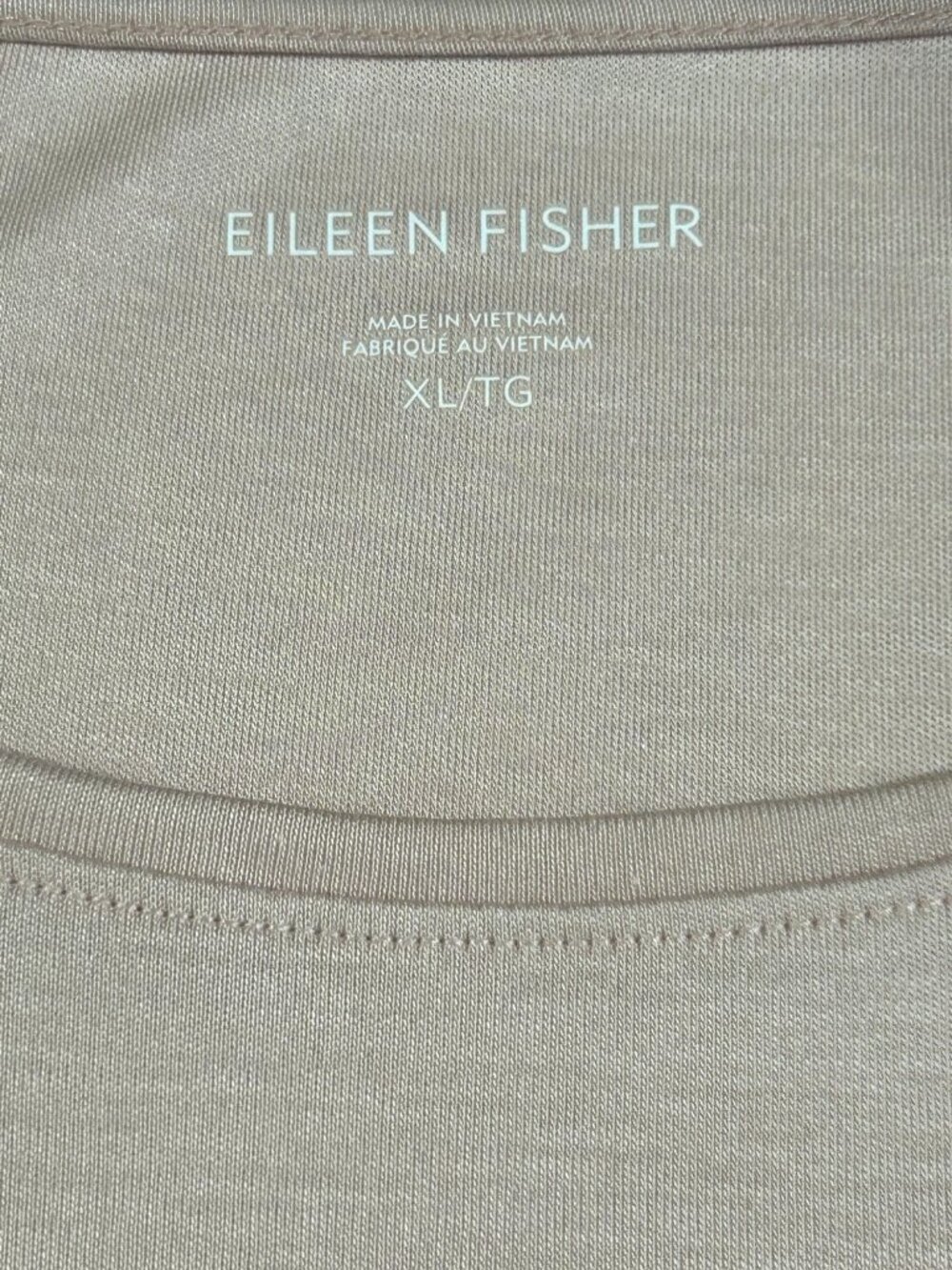 Eileen Fisher Women's Blush Pink Short Sleeve Scoop Neck Top Blouse Sz XL 3081 - Picture 7 of 11
